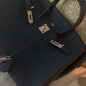 Hermès Birkin 35 Togo Navy PHW